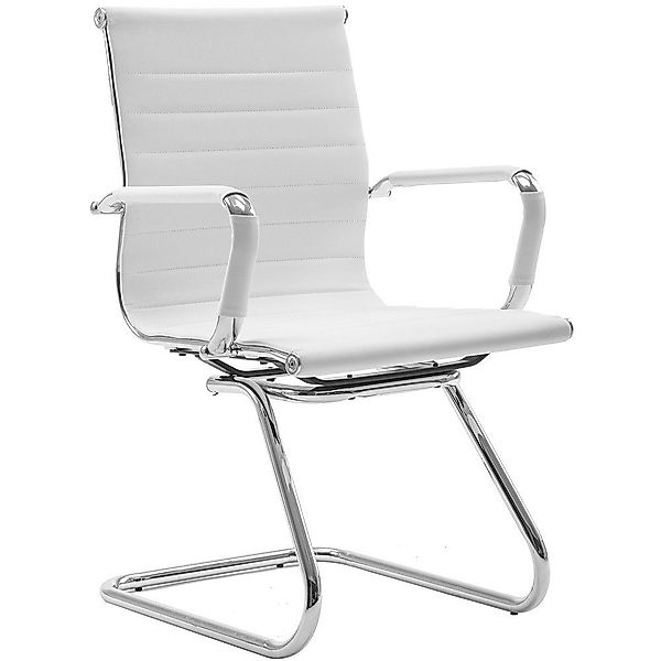 WAHSON OFFICE CHAIRS Bürostuhl 2 PU-Leder-Freischwinger günstig online kaufen
