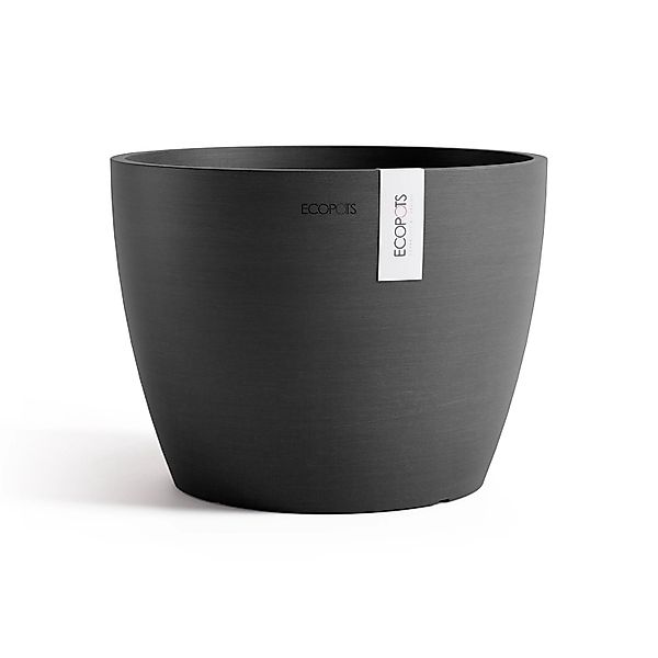 ECOPOTS Blumentopf Stockholm 31 Dunkelgrau, für günstig online kaufen