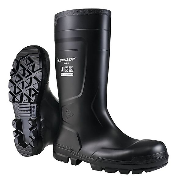 Dunlop Gummistiefel Sicherheitsstiefel Work-It FullSafety Black PVC SR LO L günstig online kaufen