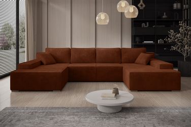 PROMETO Möbel Ecksofa Ecksofa Couch U-Form günstig online kaufen