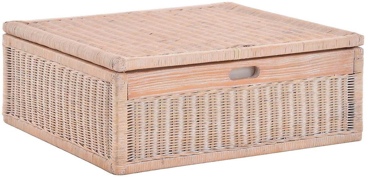 Krines Home Aufbewahrungskorb Großer Unterbett Schub aus Rattan 64x58x25cm günstig online kaufen