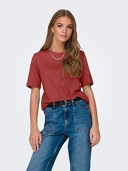 ONLY Kurzarmshirt "ONLONLY S/S TEE JRS NOOS" regular fit, casual, Single Je günstig online kaufen