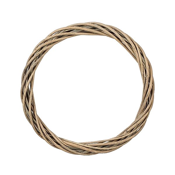 Mica Decorations Kranz Weide 4 cm x Ø 35 cm Hellbraun günstig online kaufen