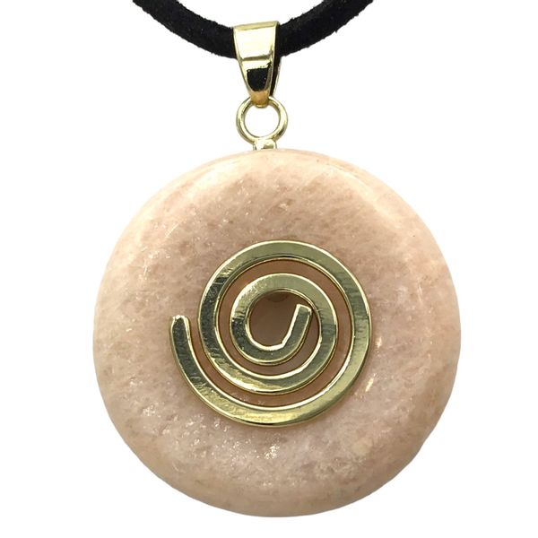 Steinfixx® Lange Kette echter Edelsteindonut 30 günstig online kaufen