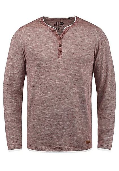 !Solid Longsleeve SDBelagos Langarmshirt im Double-Layer Look günstig online kaufen