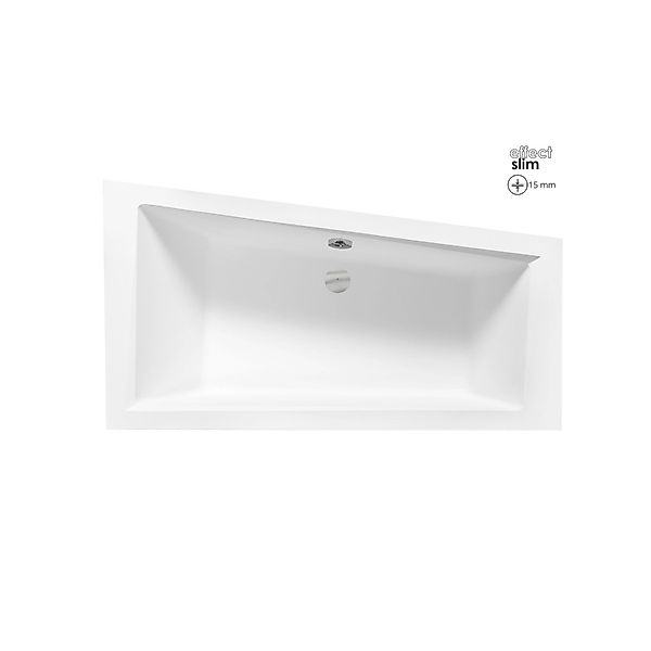 Bad Land Badewanne Eckwanne INTIMA SLIM 150x85 Rechts Ablauf Füße günstig online kaufen
