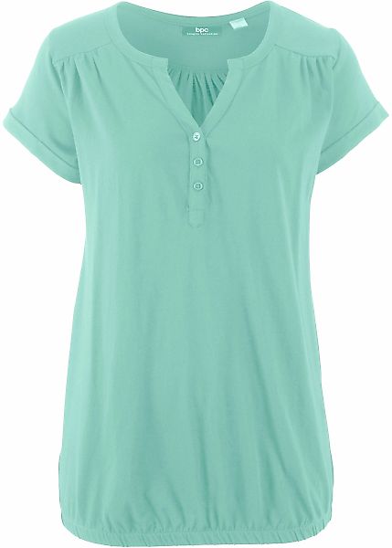bonprix T-Shirt "Baumwoll-Shirt, Kurzarm" Baumwoll-Shirt, Kurzarm günstig online kaufen