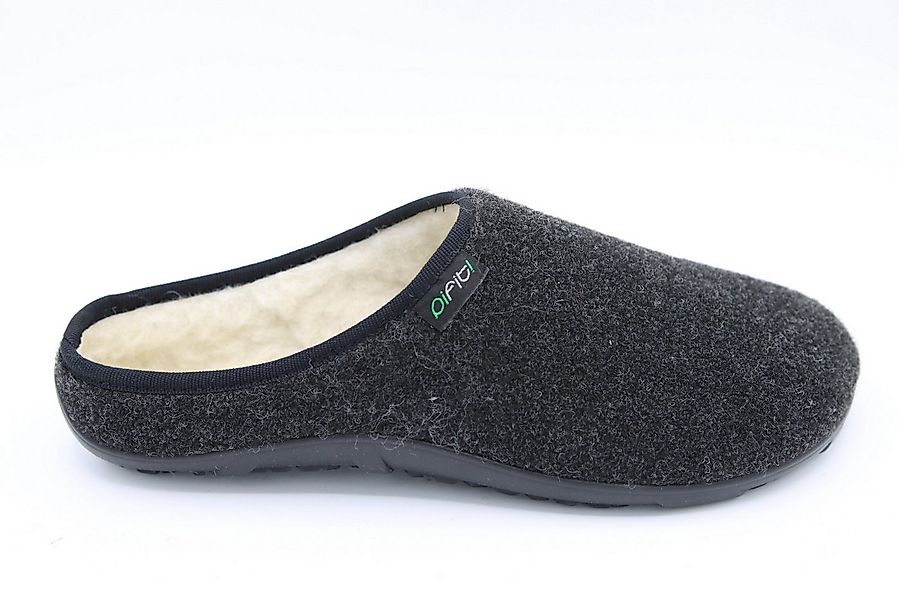 pifit! Pantoffel "cosy" aus Wollstoff, gefüttert, 32101-1, schwarz Barfußsc günstig online kaufen