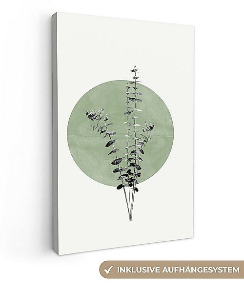 OneMillionCanvasses® Leinwandbild Grün - Pflanzen - Natur - Abstrakt, Fotod günstig online kaufen