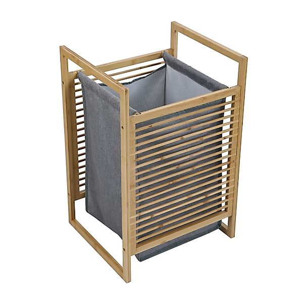 Svita Ilma Wäschekorb Wäschetruhe Wäschebehälter Für Schmutzwäsche Bambus günstig online kaufen