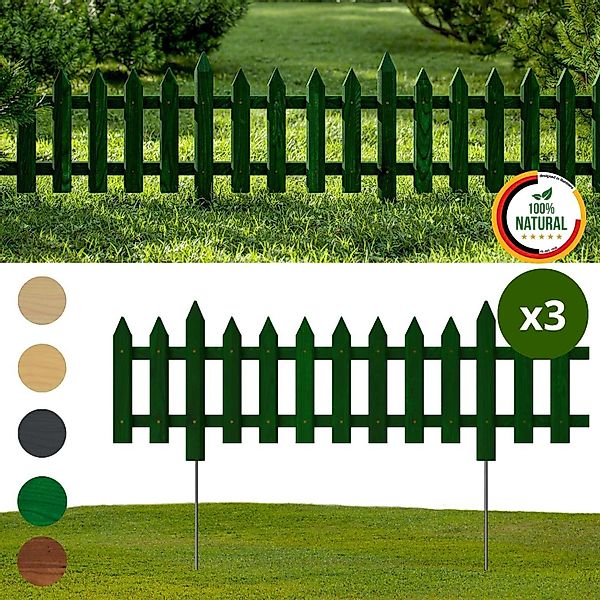 Floranica Zierzaun Vorgartenzaun Steckzaun Gartenzaun Zierzaun günstig online kaufen