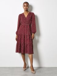 Apricot Chiffonkleid Chiffonkleid, (2-tlg., mit Bindeband) günstig online kaufen