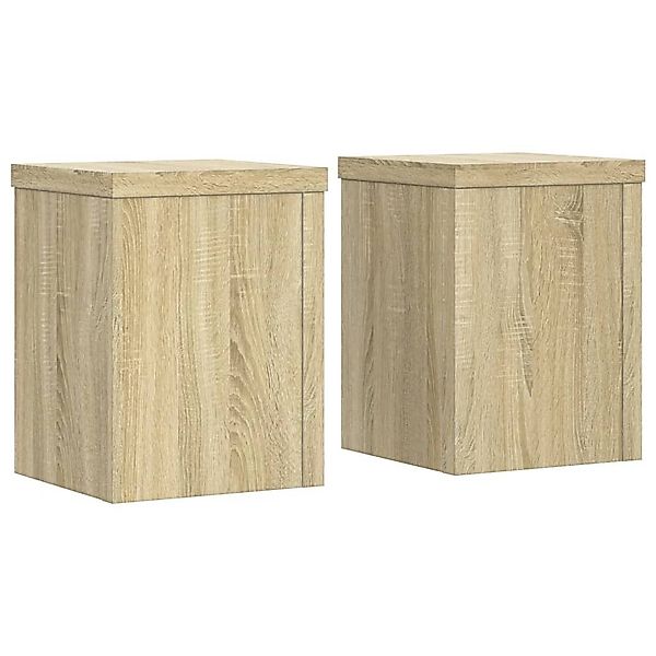 vidaXL Blumenständer Pflanzenständer 2 Stk. Sonoma-Eiche günstig online kaufen