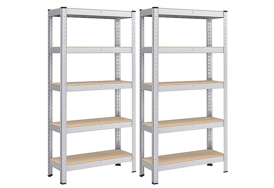 SONGMICS Schwerlastregal Lagerregale, 2-tlg., 30 x 75 x 150 cm, bis 650 kg günstig online kaufen