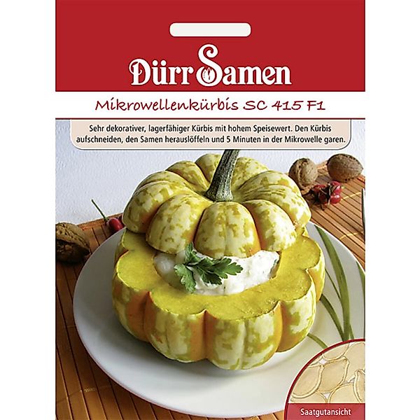 Dürr Samen Mikrowellen-Kürbis Sc415 F1 Saatgut günstig online kaufen