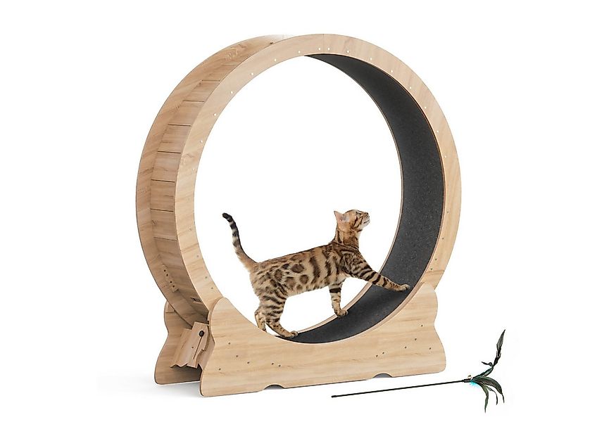 Mondeer Tier-Intelligenzspielzeug Katzenlaufrad, MDF, Tier-Intelligenzspiel günstig online kaufen
