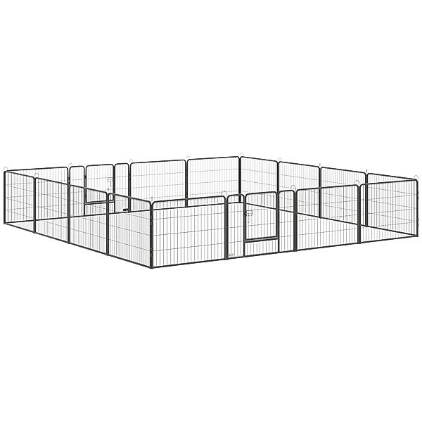 PawHut Freigehege 16 eckig, 60cm Hoch, günstig online kaufen