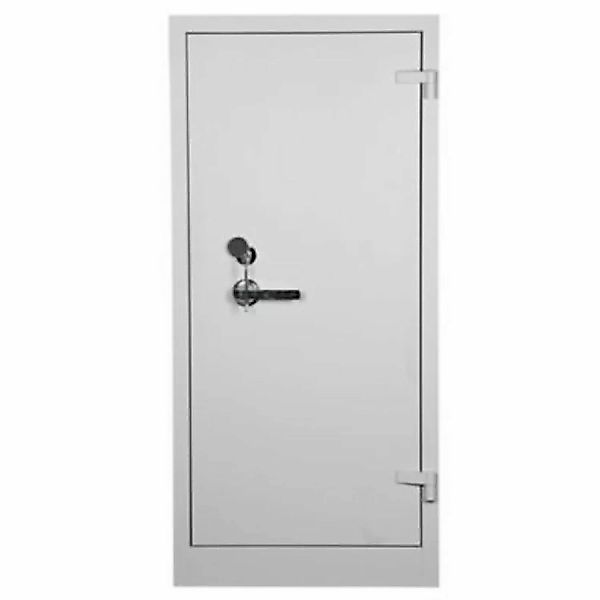 PROREGAL Feuerschutzschrank Shark 4 Ordernhöhen HxBxT 150 x 70 x 55 cm Grau günstig online kaufen
