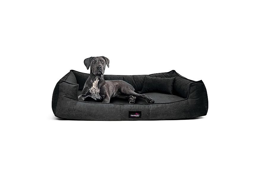 tierlando® Tierbett Orthopädisches Hundebett BRUCE VELOURS Waschbar Große H günstig online kaufen