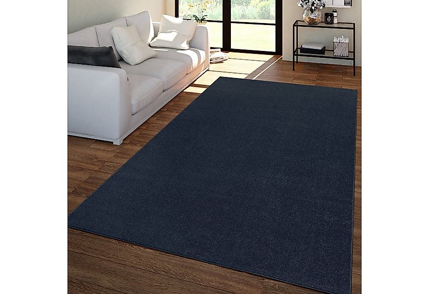 TT Home Teppich, Rechteckig, Höhe: 12 mm, Wohnzimmer Teppich Kurflor Unifar günstig online kaufen