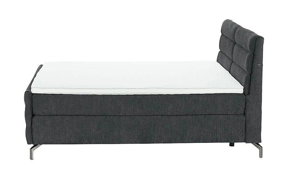 pop Boxspringbett  Maranello ¦ schwarz ¦ Maße (cm): B: 148 H: 116 Betten > günstig online kaufen