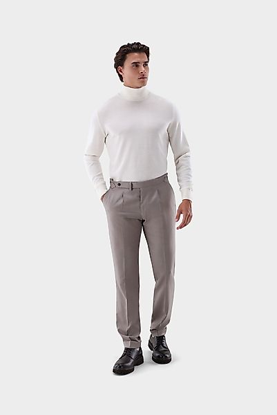 Rollkragenpullover aus Merzerisierter Merinowolle günstig online kaufen