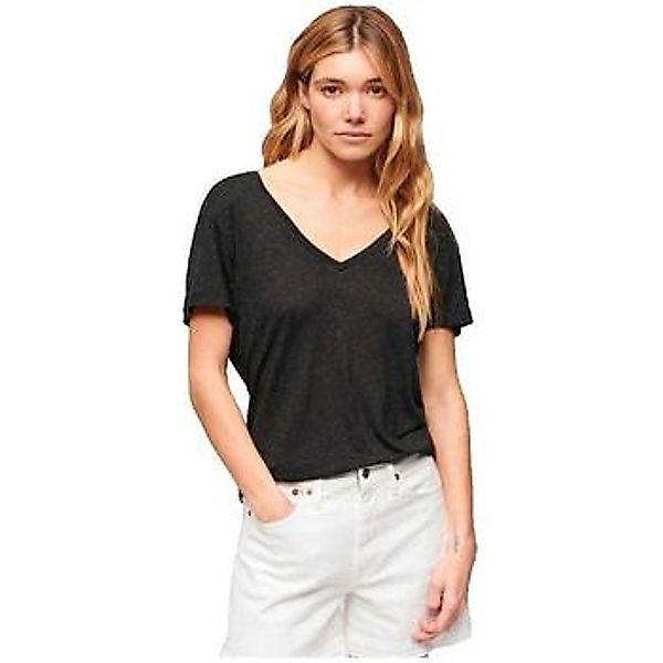 Superdry  T-Shirt T-shirt  Studios Slub brodé col V femme günstig online kaufen
