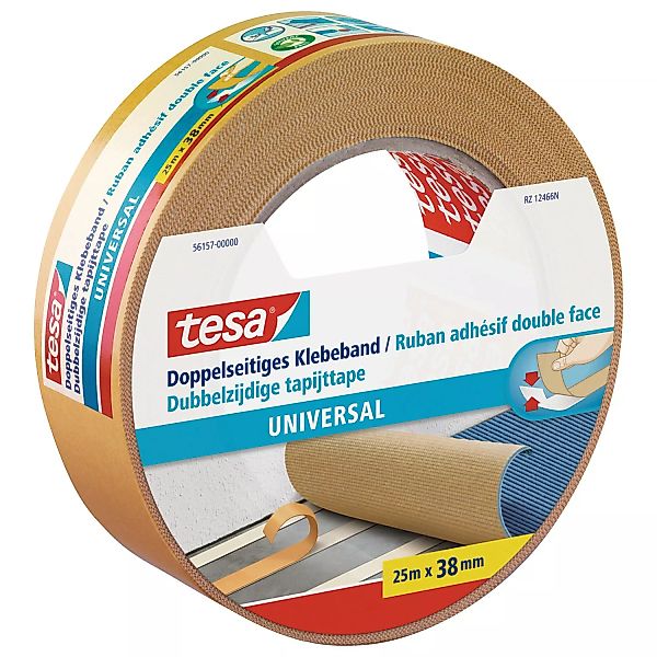 Tesa Doppelseitiges Klebeband Universal 25 m x 38 mm günstig online kaufen