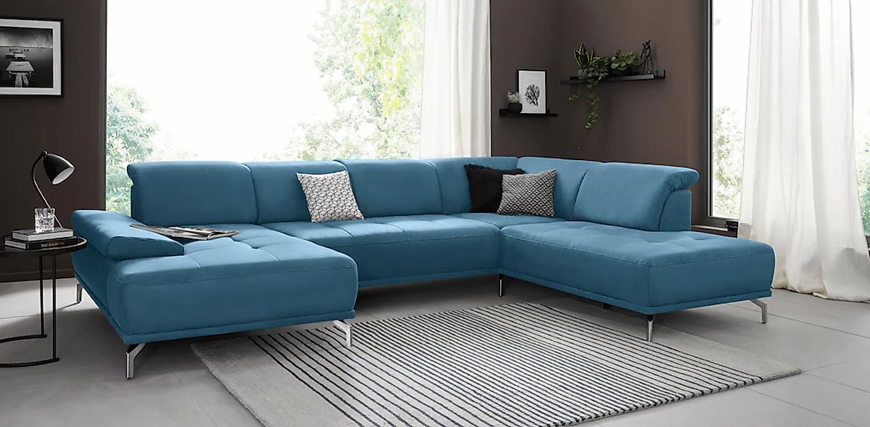 Home affaire Wohnlandschaft "Caluna" Inkl.Sitztiefenverstellung, wahlweise günstig online kaufen