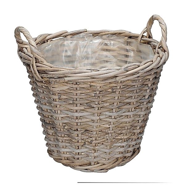 Posiwio Blumentopf Pflanzkorb FLOWER MARKET grau günstig online kaufen