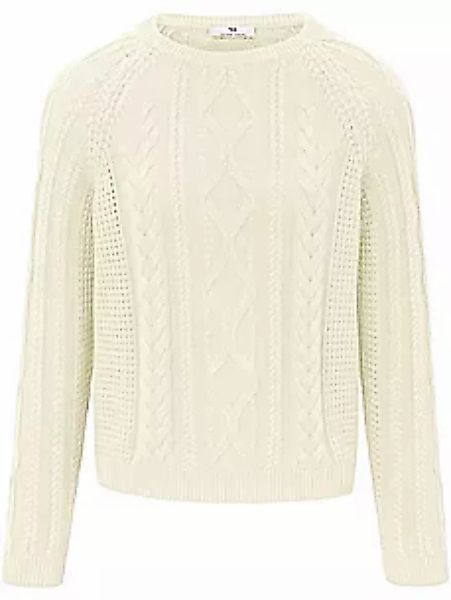 Pullover aus 100% SUPIMA®-Baumwolle Peter Hahn weiss günstig online kaufen