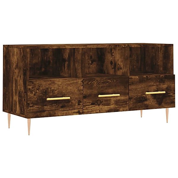 vidaXL TV-Schrank Räuchereiche 102x36x50 cm Holzwerkstoff 829025 günstig online kaufen