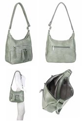 ITALYSHOP24 Schultertasche Damen Tasche Shopper Crossbody günstig online kaufen