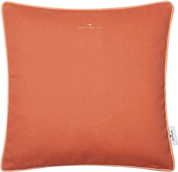 TOM TAILOR HOME Dekokissen »Dove Signature«, mit Paspel, Kissenhülle ohne F günstig online kaufen
