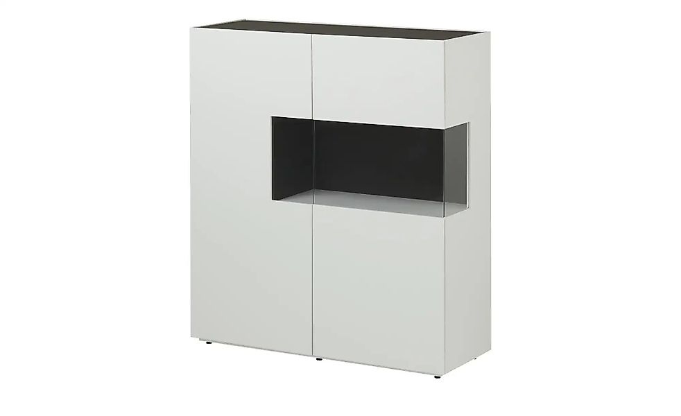 sound+vision Highboard  Leandro ¦ weiß ¦ Maße (cm): B: 120 H: 135 T: 43.0 K günstig online kaufen