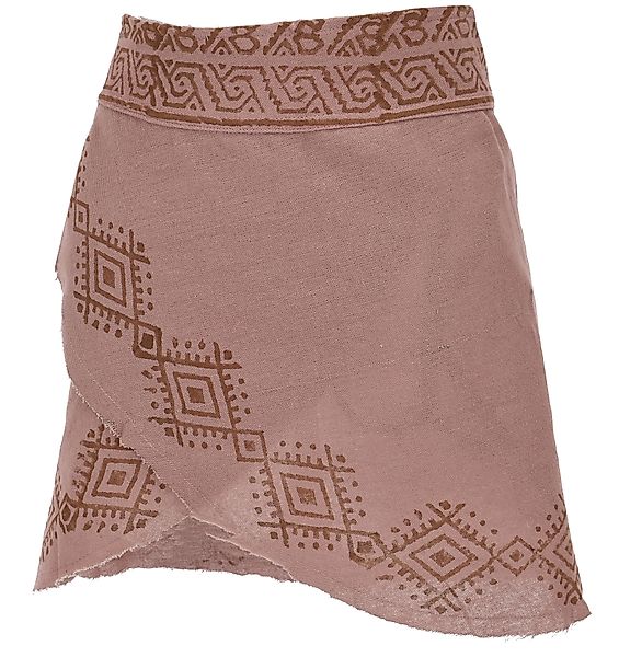 Guru-Shop Minirock Natürlicher Goa Minirock, bedruckter günstig online kaufen