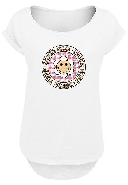 F4NT4STIC T-Shirt "Muttertag super müde Mama Retro Blumen", Premium Qualitä günstig online kaufen