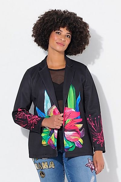 Angel of Style Blusenblazer Blazer Langarm mit Blume Color-Futter günstig online kaufen