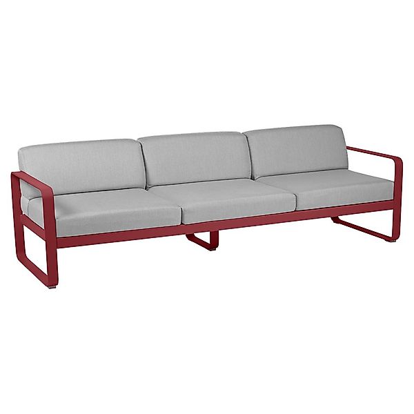 Bellevie 3-Sitzer Lounge-Sofa 43 Chili 79 Flanellgrau günstig online kaufen