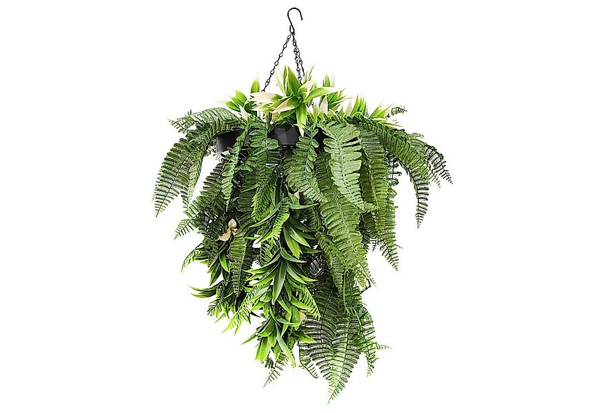 Kunstpflanze Hängepflanze Bliss, Grünpflanzen, detailgetreu gestaltet, Kubu günstig online kaufen
