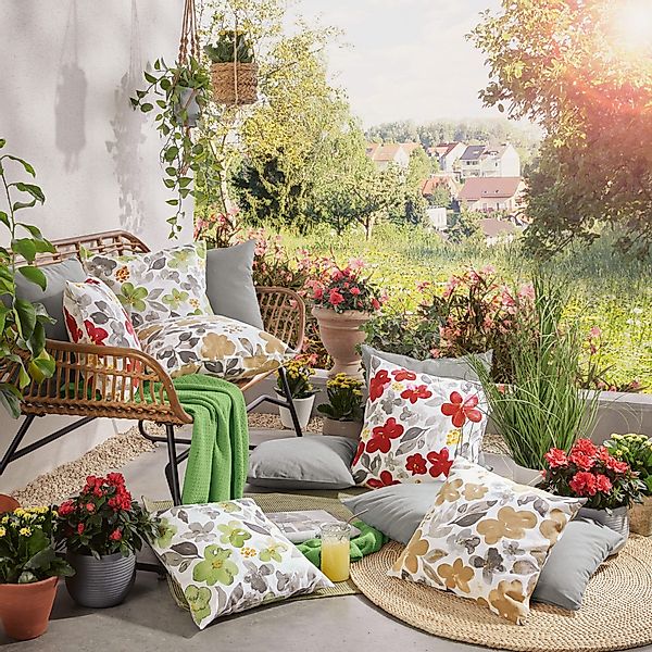 REDBEST Kissenbezug Kissenhülle, Baumwolle Blumen günstig online kaufen