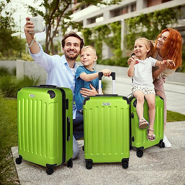 TAN.TOMI Hartschalen-Trolley Hartschalen-Koffer Trolley Rollkoffer Reisekof günstig online kaufen