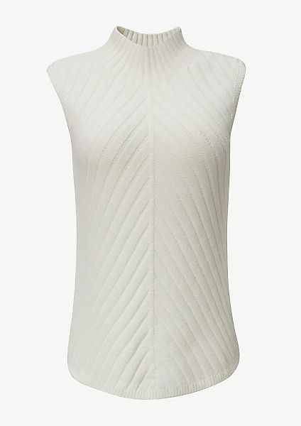 comma casual identity Pullunder Gerippter Strickpullunder günstig online kaufen