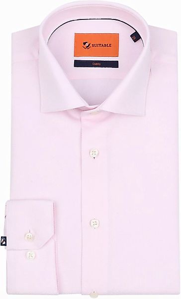 Suitable Dobby Hemd Rosa - Größe 41 günstig online kaufen