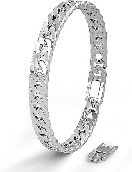 SERASAR Armband Edelstahlarmband für Herren "Cuban" Chirurgenstahl 316L, Wa günstig online kaufen