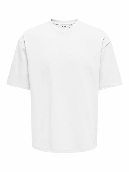 ONLY & SONS Rundhalsshirt "ONSCASPIAN AUT SS TEE" Baumwollmischung, regular günstig online kaufen