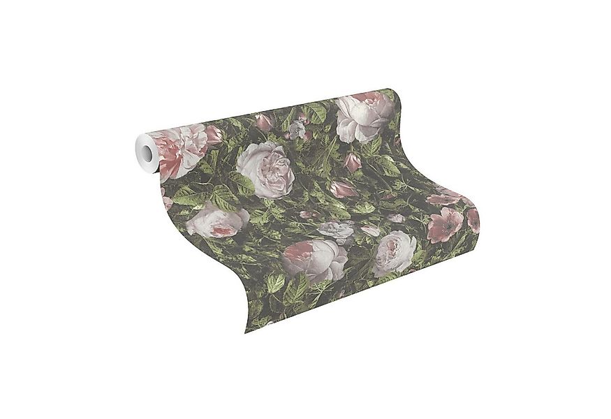 Rasch Papiertapete Papiertapete 278316 mit Rosen, glatt, floral, Vintage günstig online kaufen