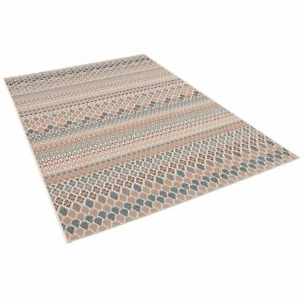 Pergamon In & Outdoor Teppich Flachgewebe Mundo Retro Stripes Teppiche beig günstig online kaufen