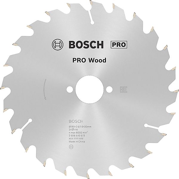Bosch Kreissägeblatt Optiline Wood 190 mm x 30 mm x 2,6 mm günstig online kaufen