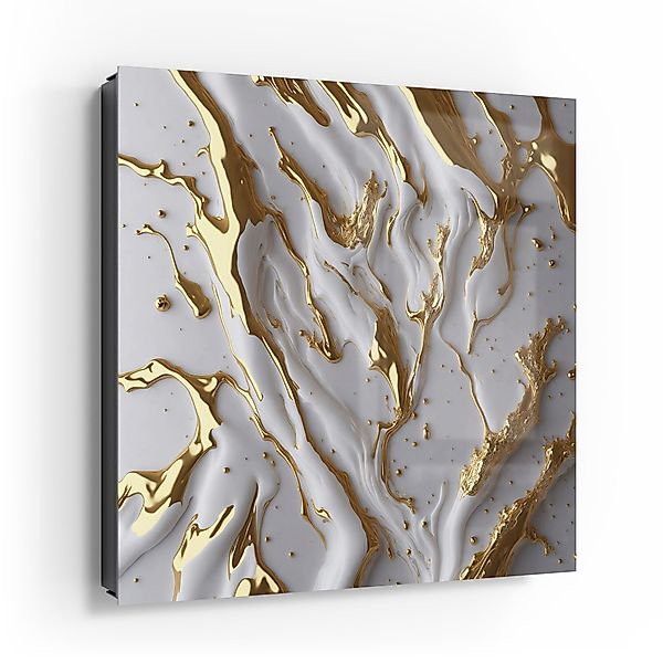 DEQORI Schlüsselkasten 'Goldene Fließkraft', Glas Schlüsselbox günstig online kaufen